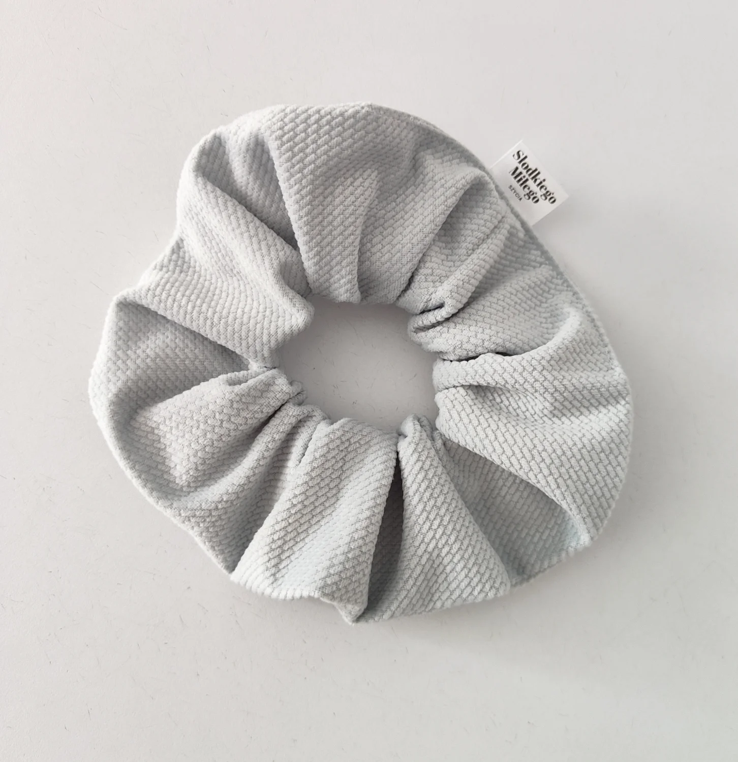 Scrunchie GREY 3szt - frotka do włosów velvet-copy
