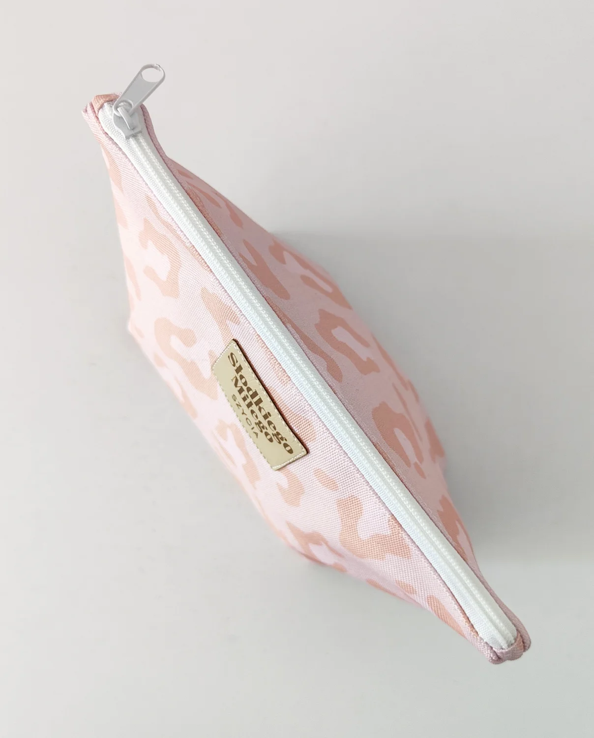 Kosmetyczka Mała Peach Leopard Print
