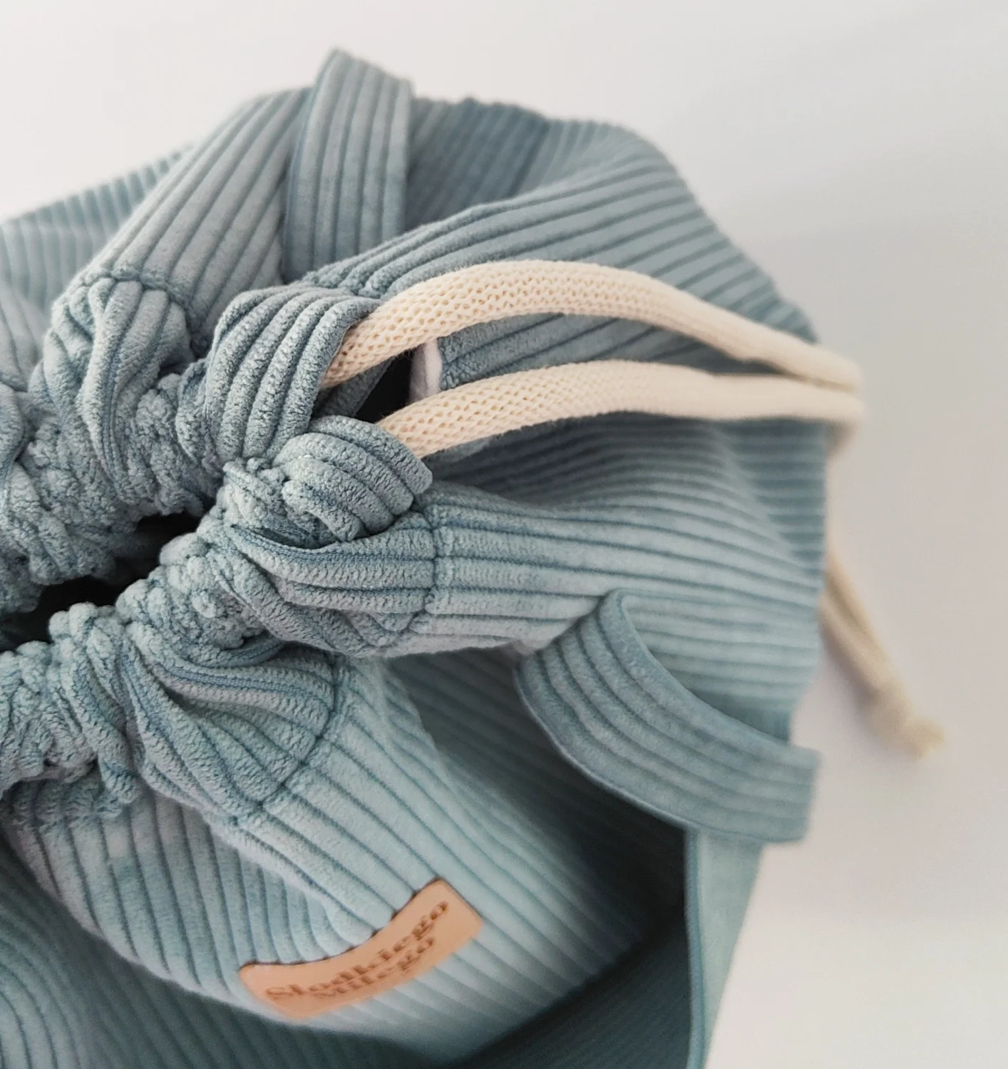 Torba SummerBag SKY-duża błękitna torba sztruksowa